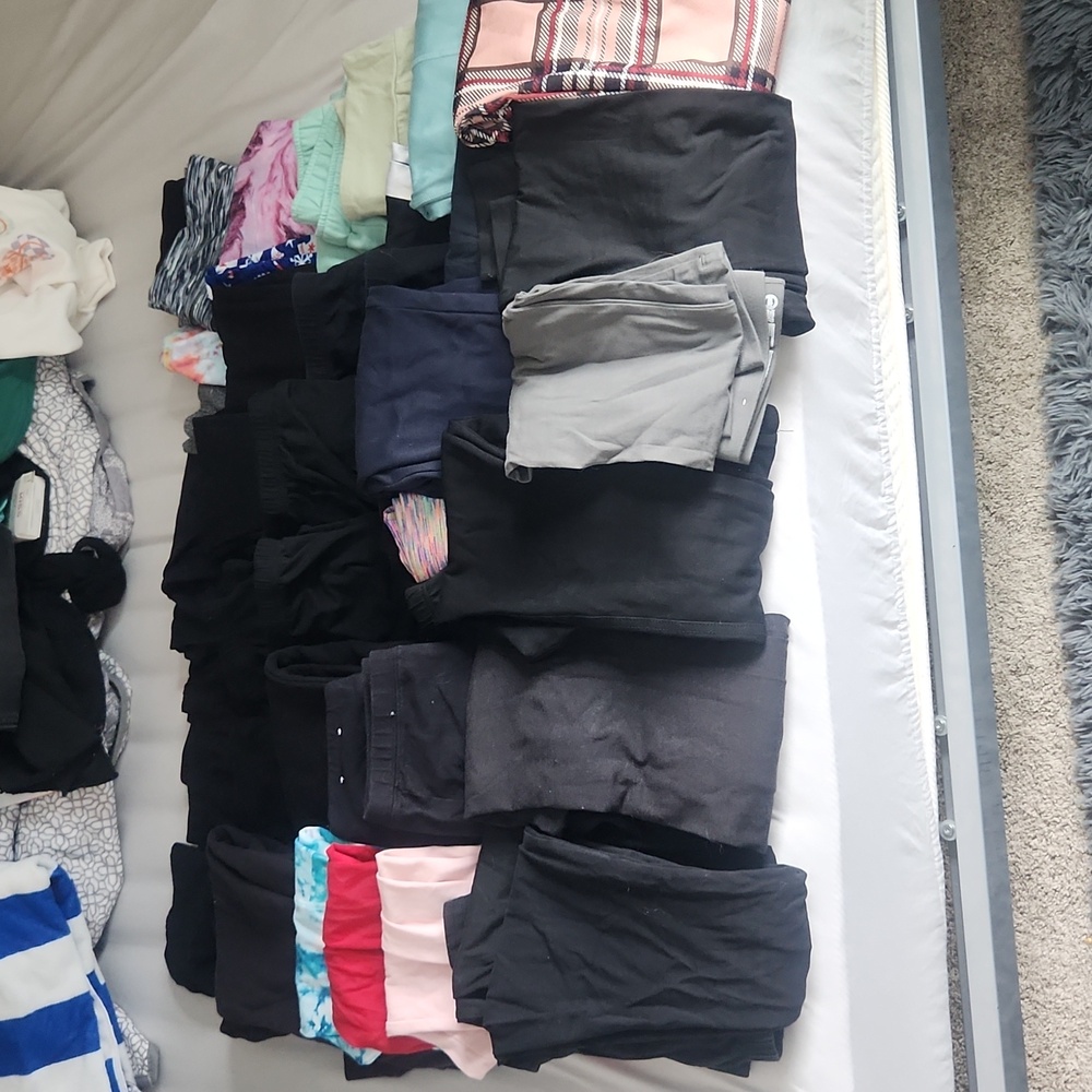 girls leggings lot size 10/12